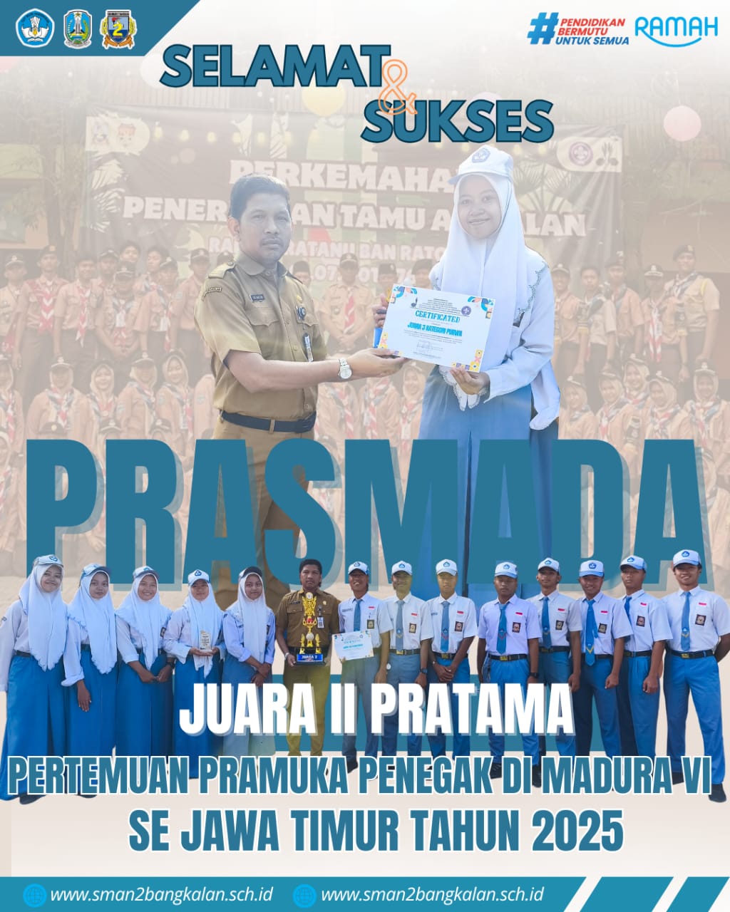 Pramuka SMADA berhasil menyabet banyak prestasi di PPM