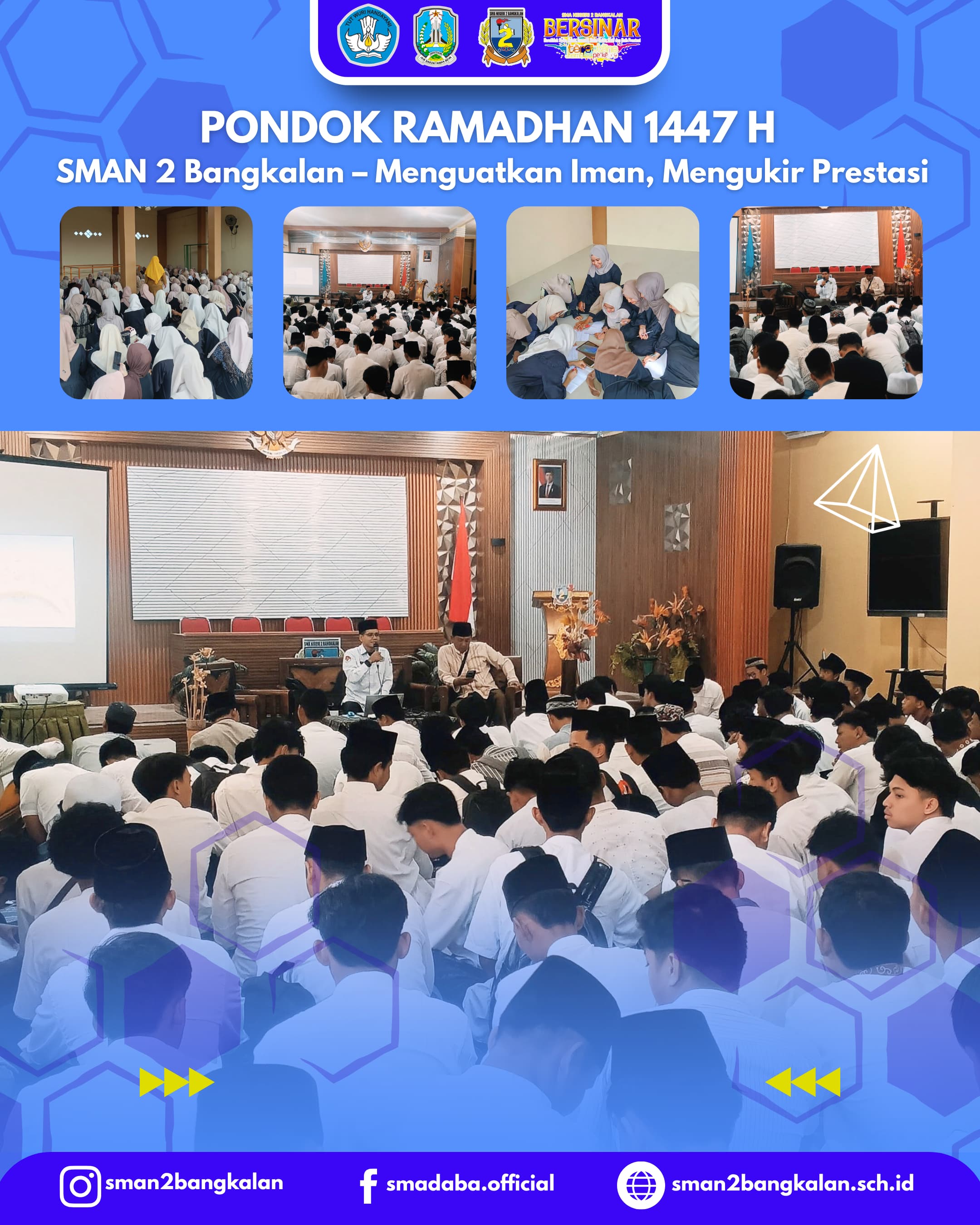 Pondok Ramadan Hari Pertama SMAN 2 Bangkalan: Dari Mushalla Menuju Pembentukan Karakter Islami
