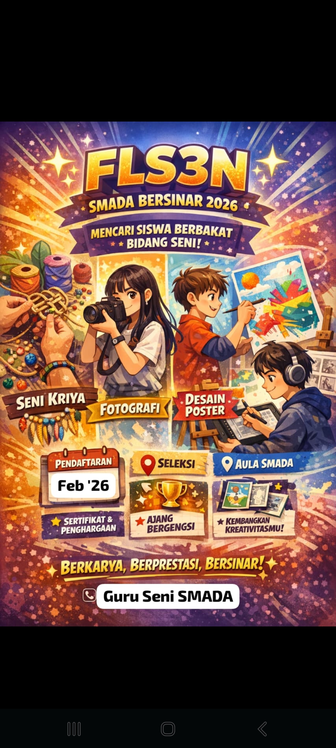 SELEKSI FLS3N CABANG SENI BUDAYA