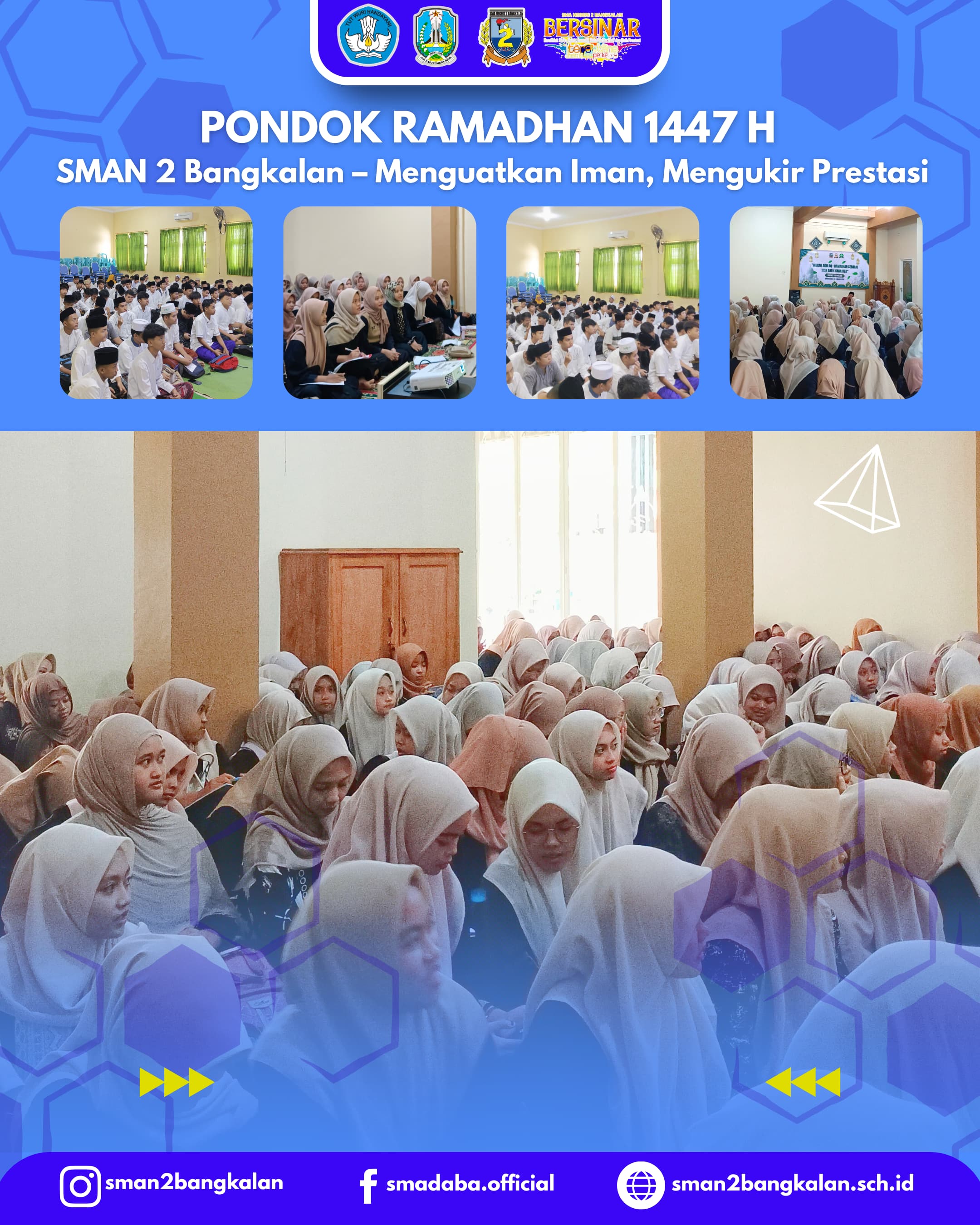 Hari Kedua Pondok Ramadan Kelas XI SMAN 2 Bangkalan Tekankan Pembentukan Karakter Islami