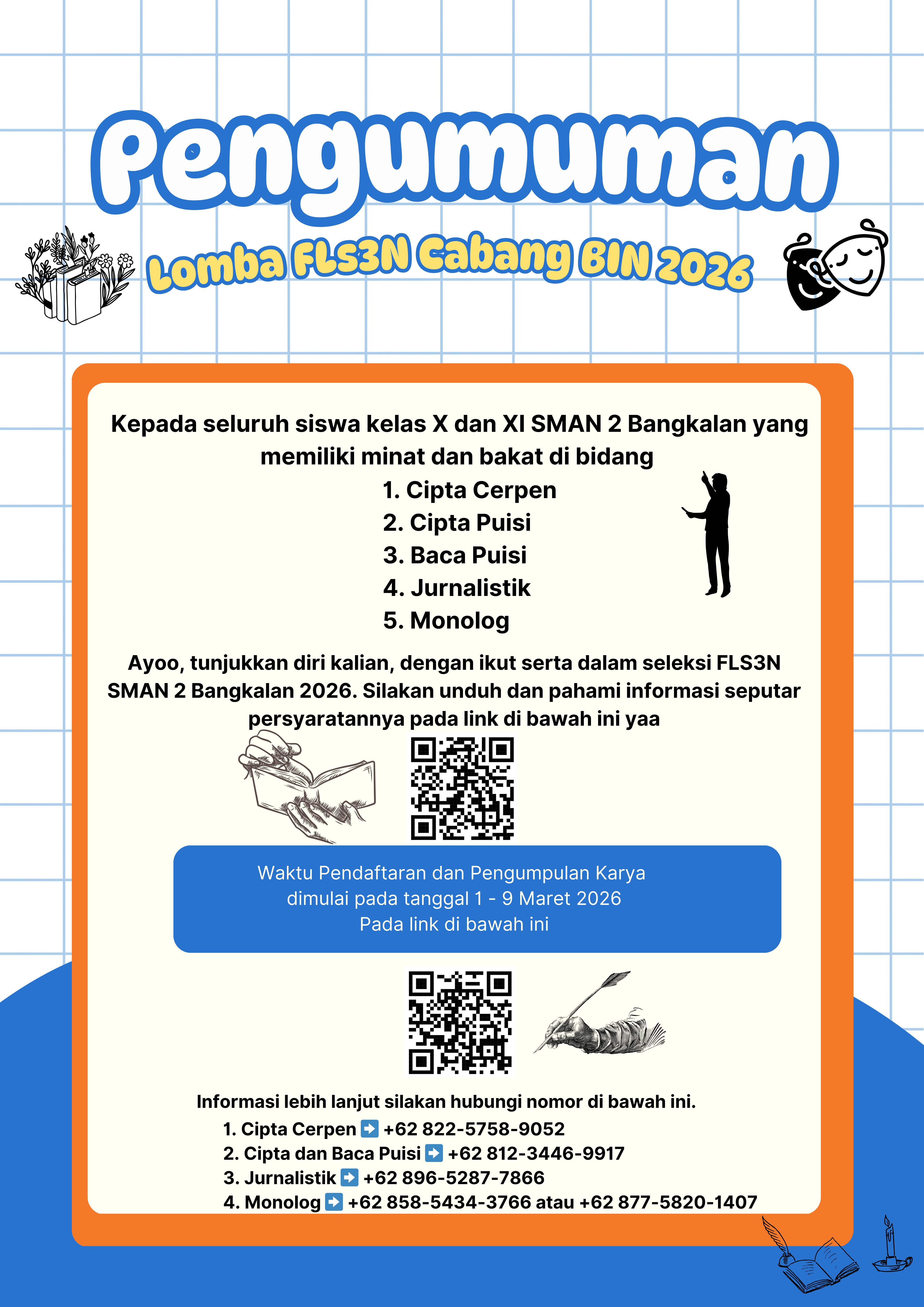 SELEKSI FLS3N 2026 CABANG BAHASA INDONESIA