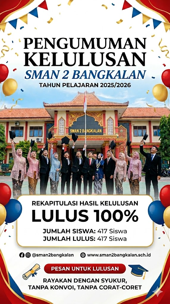PENGUMUMAN KELULUSAN KELAS XII TAHUN AJARAN 2025/2026