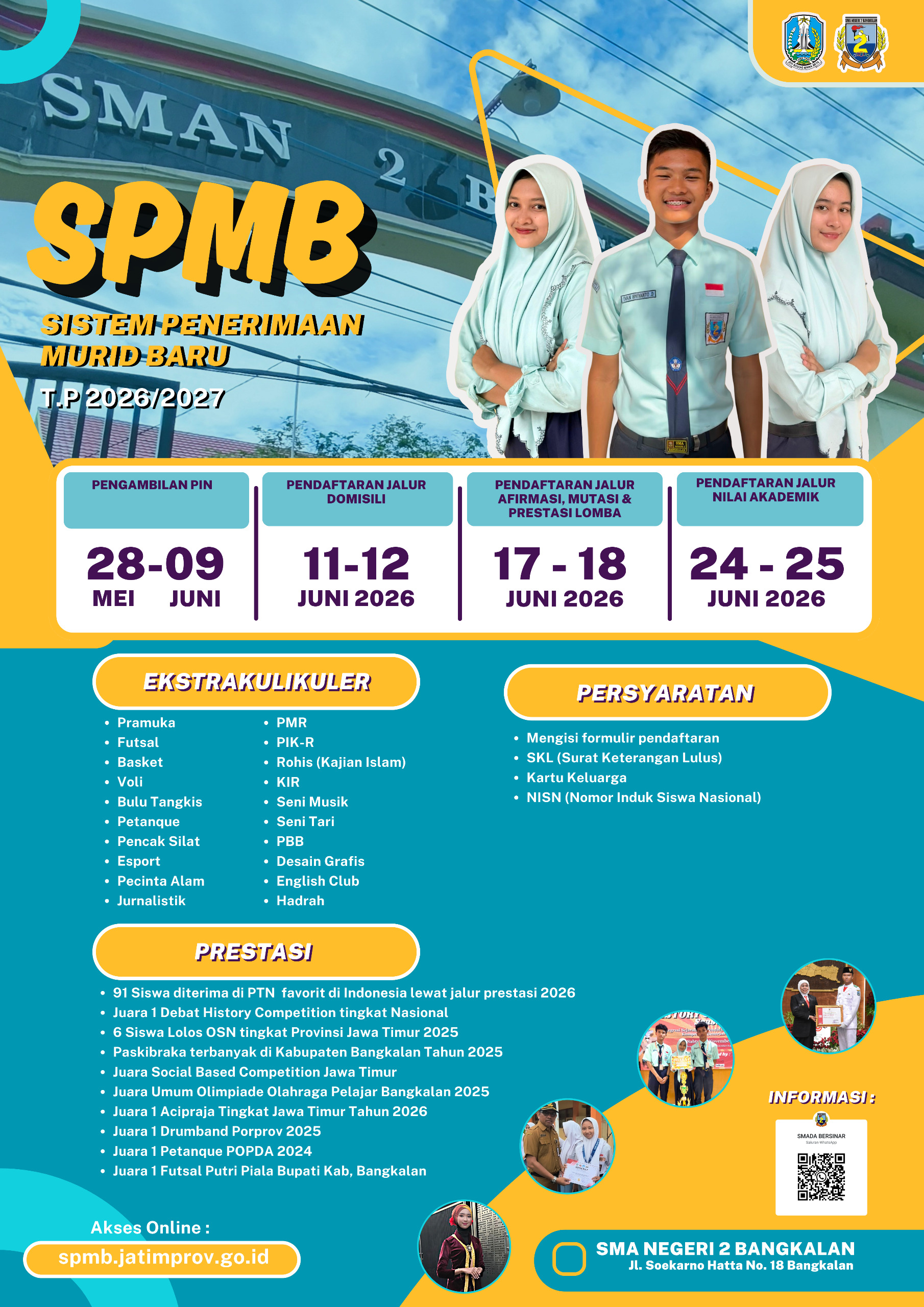 SPMB SMAN 2 BANGKALAN 2026